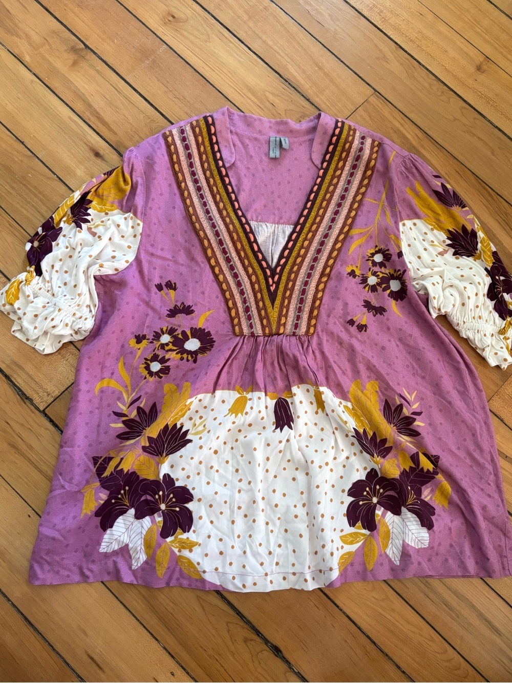 NWOT Anthropologie Blink Stephanie top